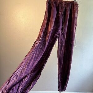 Arafay tie-dyed drawstring harem pants, one size fits most.